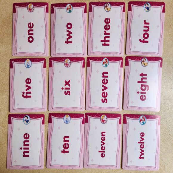 Pre-School Flash Cards Asst Lot-Playskool, Dr. Seuss, Disney Princess - Picture 6 of 16